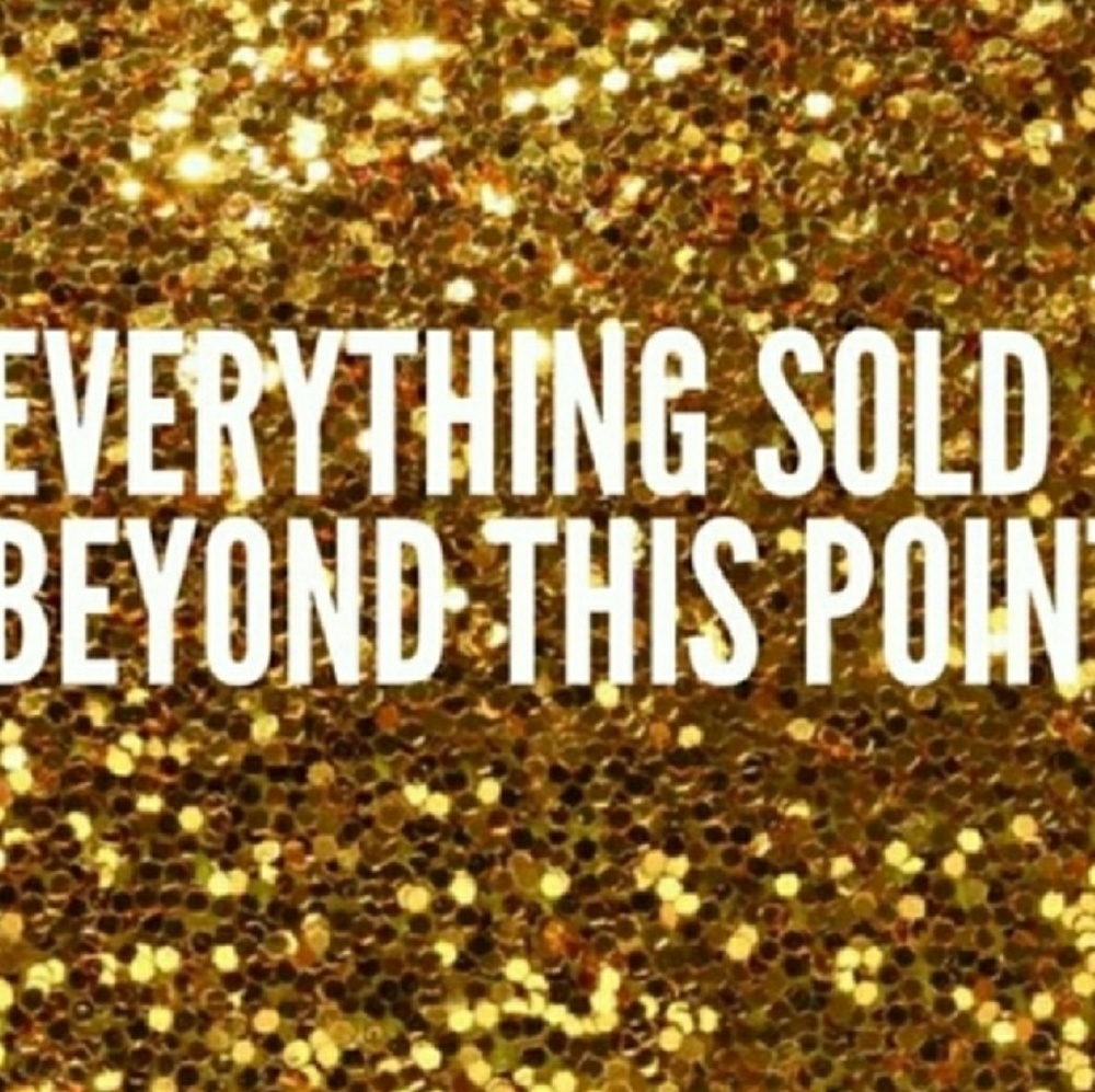 ❌SOLD BEYOND HERE❌